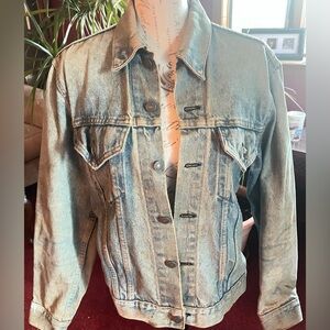 Levi's Blue Jean Jacket Vintage Distressed